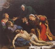 CARRACCI, Annibale Lamentation of Christ df Spain oil painting artist